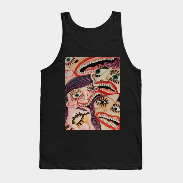 Anxiety Tank Top by wildjellybeans